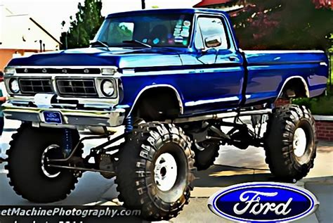 jacked up old ford trucks - Reduced Blawker Pictures Library