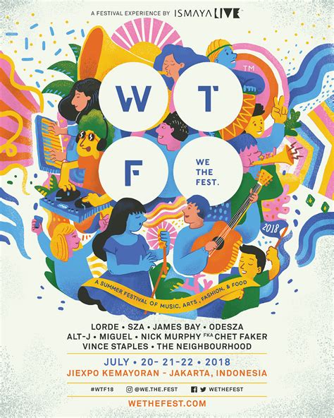 We The Fest 2018 - Poster Contest Winner | Behance