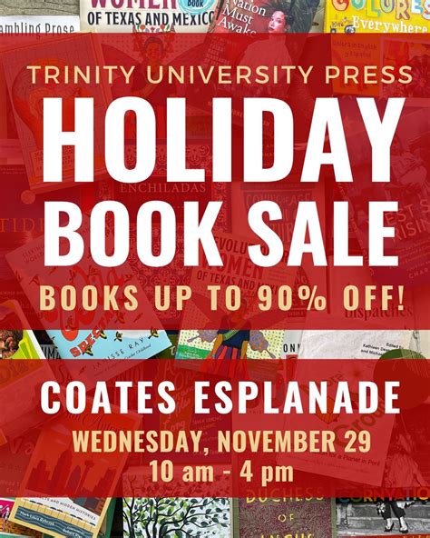 TU Press Holiday Book Sale - Trinity University Press