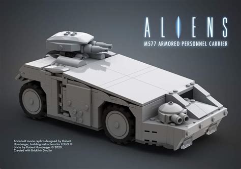 Learn to build this LEGO APC vehicle from Aliens online!