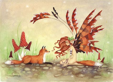 Fairy Art Fine Art Print The Fox's Faery Fantasy