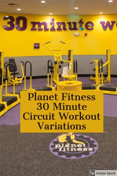 Planet Fitness 30 Minute Circuit Workout Variations