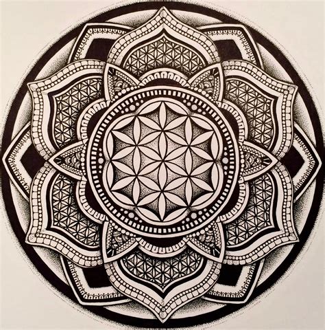 Flower of Life Mandala Tattoo