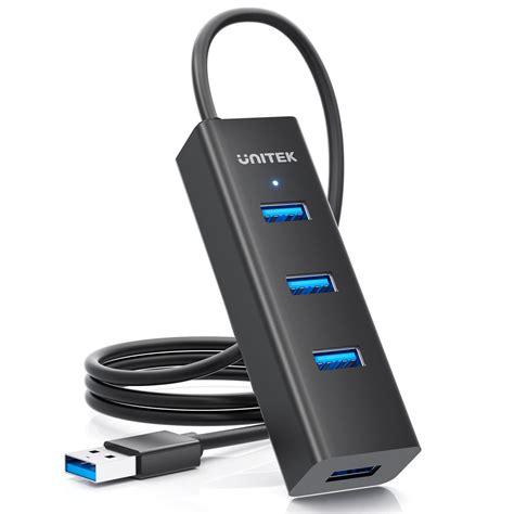 Buy UnitekUSB Hub 3.0, 4-Port USB Hub Adapter with 1.2m Extended long Cable Multiple Port ...