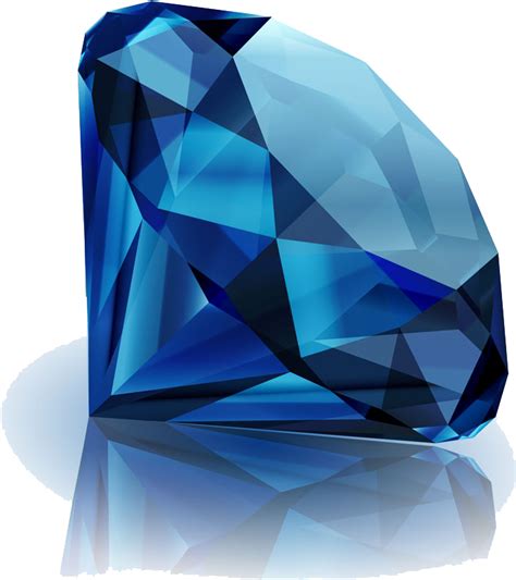 Blue Diamond Gemstone Gem Jewellery Png File Hd Clipart - Blue Diamond ...