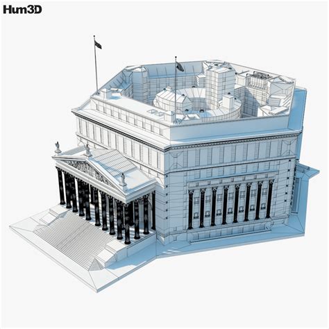 New York County Courthouse 3D model - Architecture on Hum3D