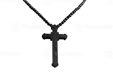 Necklace christian cross isolated on transparent background PNG file ...