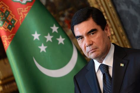 President Of Turkmenistan Tries To Show Off Shooting Skills By Exploding A Pyramid Of Oil Drums ...