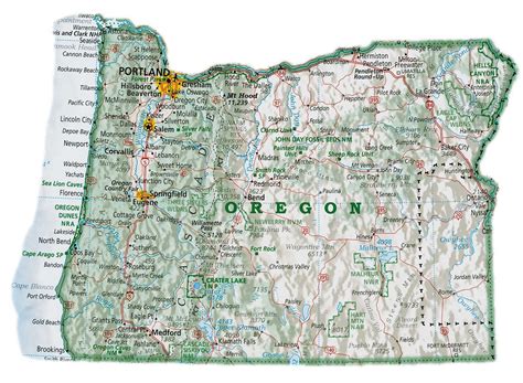 map or oregon citys | Online Maps: Oregon Map with Cities | Oregon map, Junction city oregon, Map