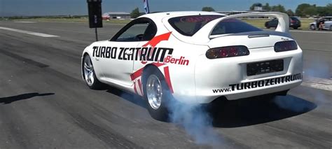 1400HP Toyota Supra Turbo - 1/2 Mile 0-322 KM/H ACCELERATION - Turbo and Stance