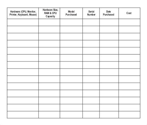 19+ Computer Inventory Templates – Free Sample, Example, Format Download