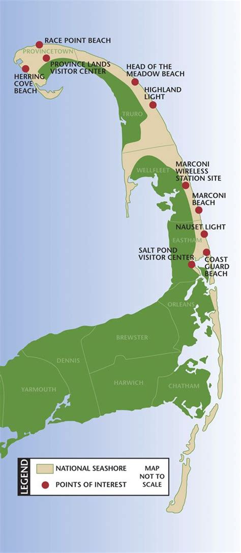 Cape Cod National Seashore Map - Maping Resources