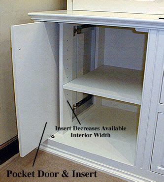 diy pocket door cabinet - Hank Cowley