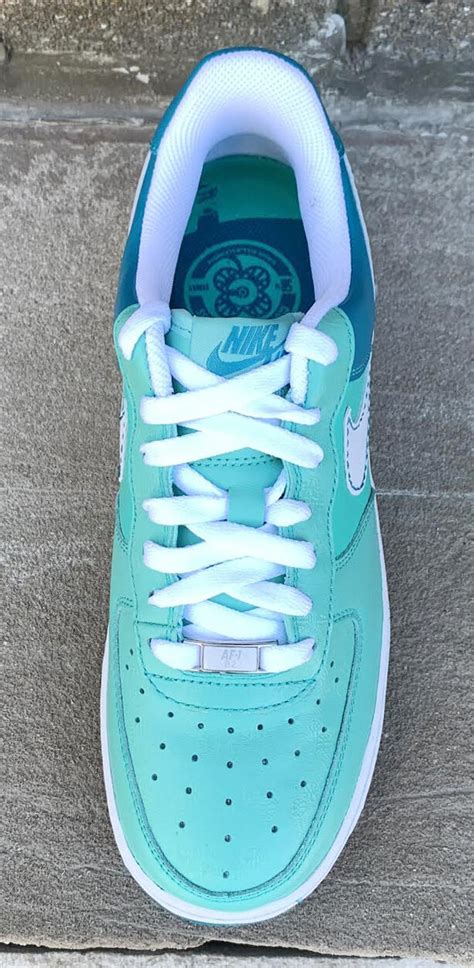 Women's Nike Air Force 1 Low Azure / White Tropical Teal (Size Women's 8.5) "Cloverdale Park"DS ...