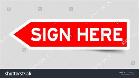 11,966 Sign here sticker Images, Stock Photos & Vectors | Shutterstock