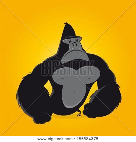 Grumpy Gorilla Vector & Photo (Free Trial) | Bigstock