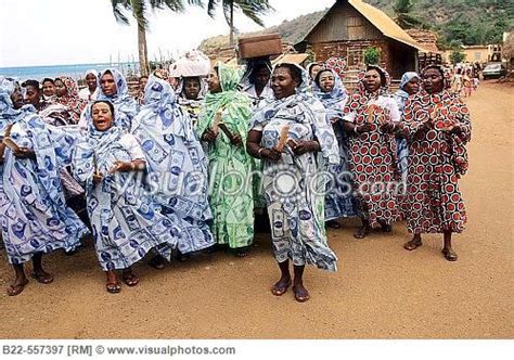 women wearing traditional clothes for a wedding mayotte island of the ...