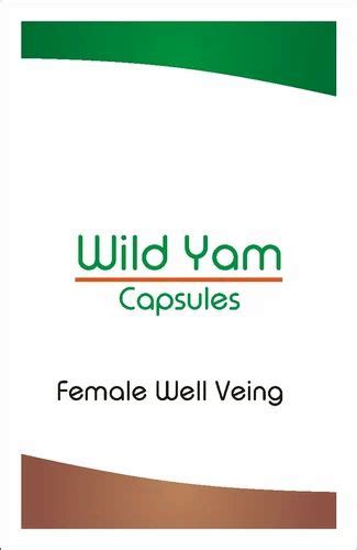 Wild Yam Capsules, Packaging Size: 60 Capsules, Packaging Type: Bottles ...