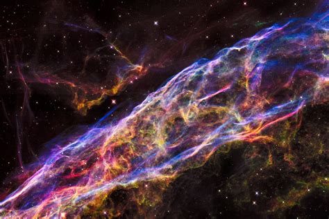 Hubble Telescope Views Shrapnel from the Veil Nebula Supernova Remnant