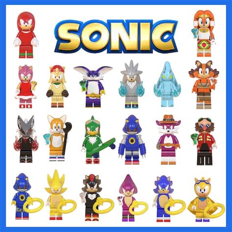 Lego Compatible Sonic the Hedgehog Minifigures Gift Bundle Toy - Etsy UK