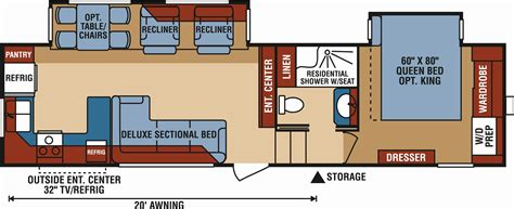 Rear Kitchen Travel Trailers Floor Plans – Things In The Kitchen