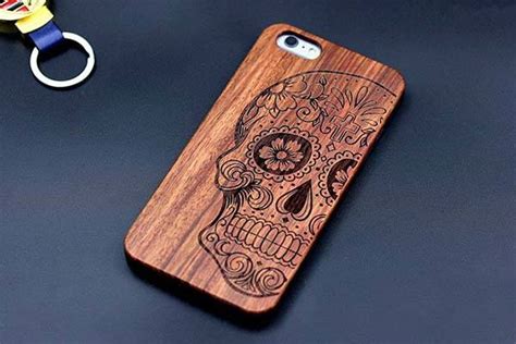 The Skull Wooden iPhone 6s/ 6s Plus Case | Gadgetsin