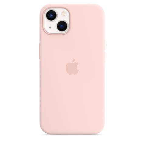 iPhone 13 Silicone Case with MagSafe — Chalk Pink - Apple (AU)