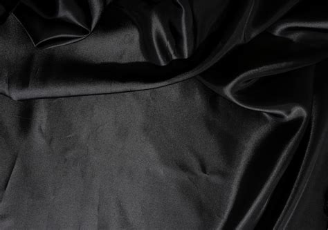 Black silk fabric background texture | Free Photo