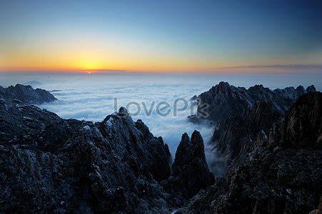 Sunrise In Huangshan Picture And HD Photos | Free Download On Lovepik