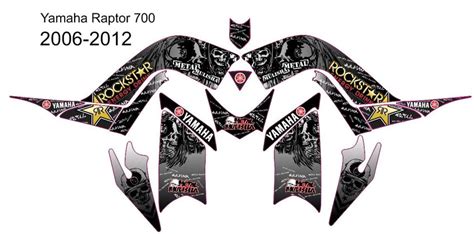 Yamaha Raptor 700R Graphics d3-v2 – Krazygraphics.com