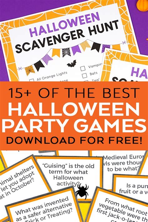 Best Free Printable Halloween Party Games - Pineapple Paper Co.