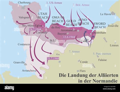 Battle Of Normandy Maps