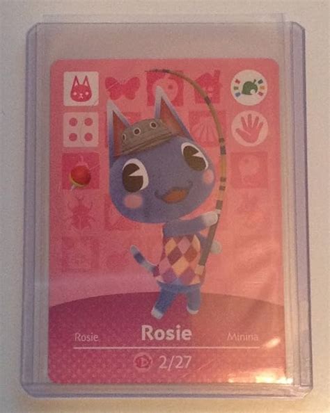 Amazon.com: Nintendo Animal Crossing amiibo Festival Card Rosie: Video Games