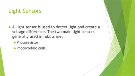 SOLUTION: Types of robot sensors - Studypool