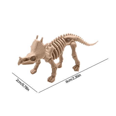 12Pcs Dinosaur Skeletons Assorted Dinosaur Skeleton Toy Figures Dino Bones Educational For ...