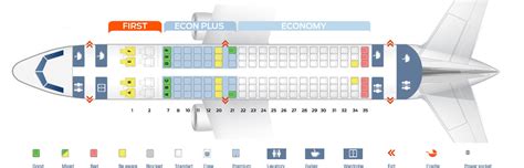 Airbus A319 United Seating Map - Airportix