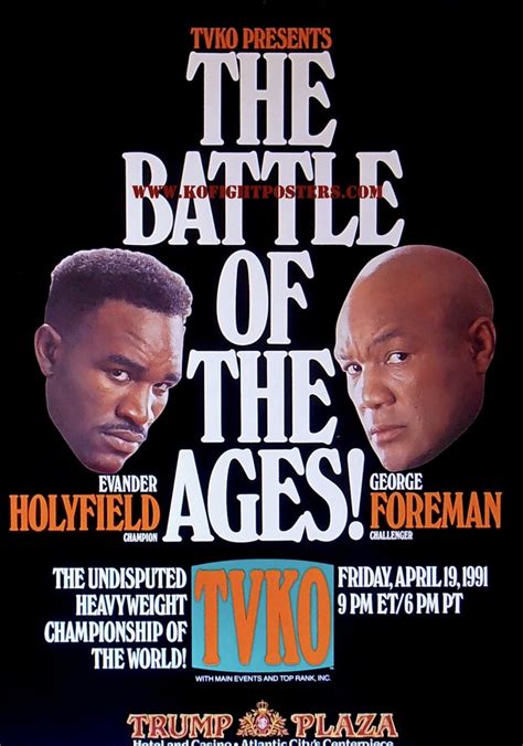 Evander Holyfield vs. George Foreman streaming