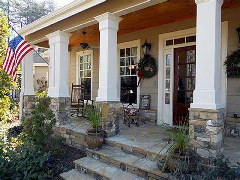 Stone Front Porch Column Ideas