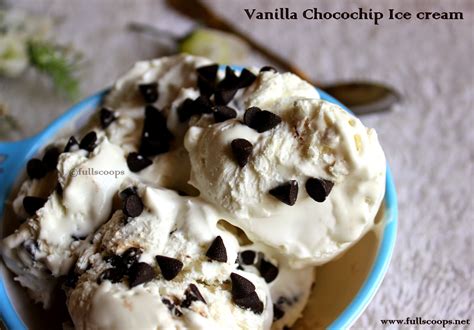 Vanilla Chocolate Chip Ice Cream - A guest post ~ Full Scoops - A food blog with easy,simple ...