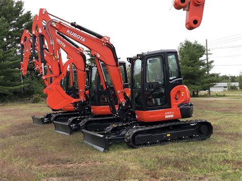 Kubota U55 Series|Mini Excavators - Kubota North Sales & Service