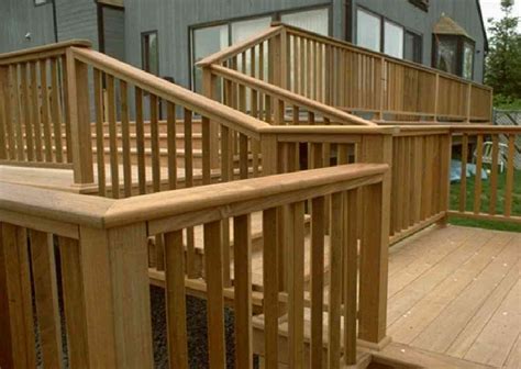 Patio Deck Railing Design: How to Build a Simple Wooden Deck Railing