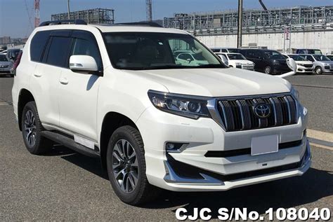 2023 Toyota Land Cruiser Prado White for sale | Stock No. 108040 ...