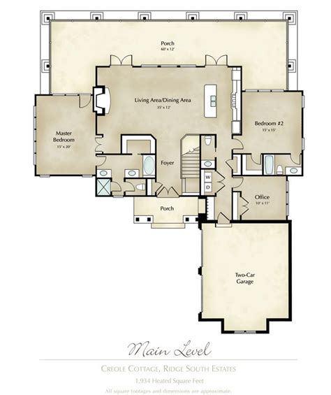 the main level floor plan for this home, with two separate rooms and one living room