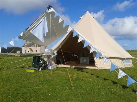 Beautiful...love the calm, classy colours. | Bell tent glamping, Tent glamping, Bell tent