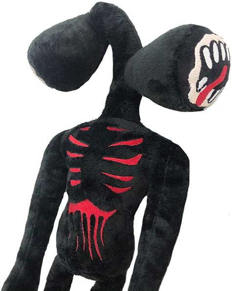 Buy Zhongkaihua Double Head Plush Toy 30cm Black Horror Plush Dolls Double Head Horror Stuffed ...