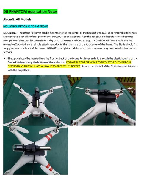 DJI PHANTOM MOUNTING Pdf Download | ManualsLib