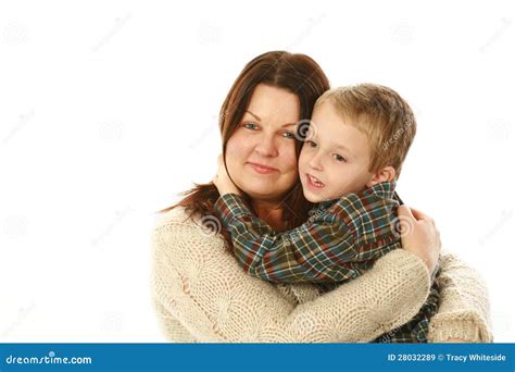 Mother And Young Son Hugging Royalty Free Stock Images - Image: 28032289