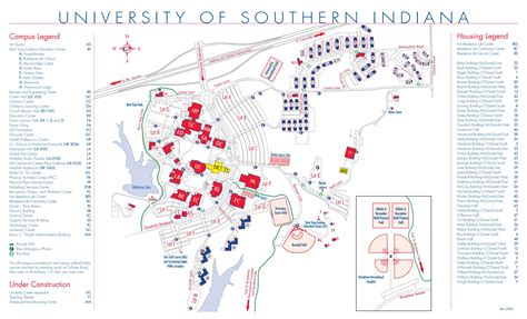 Campus Map by University of Southern Indiana - Issuu