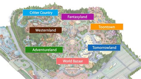 Disneyland Japan Map - Best Map of Middle Earth