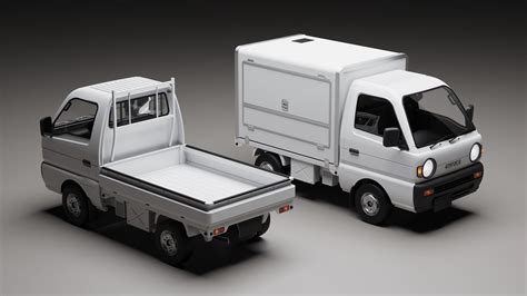 Suzuki Carry 1993 Kei Truck 3D model | CGTrader